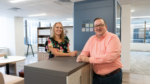 Creative's Architecture and Design Strategists, Aubrey Giedlin and Ryan Mayton