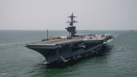 The USS George Washington (CVN-73) at sea